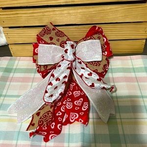 New Handmade Valentines Bow